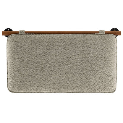 Anela Wall-Mounted Chenille Upholstered Twin Headboard