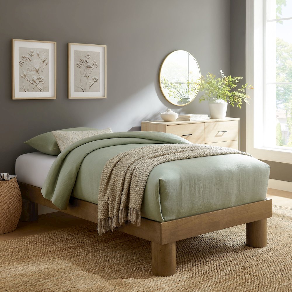 Runa Wood Twin Platform Bed