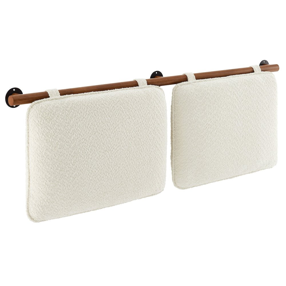 Anela Wall-Mounted Chenille Upholstered Full Headboard