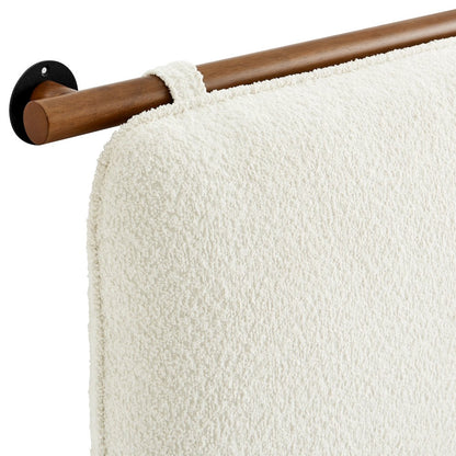Anela Wall-Mounted Chenille Upholstered Full Headboard