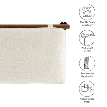 Anela Wall-Mounted Chenille Upholstered Full Headboard
