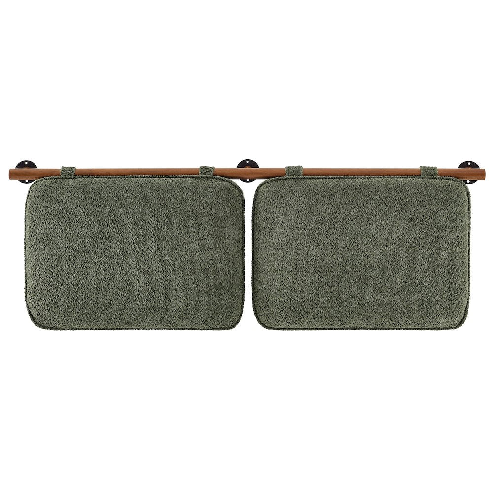 Anela Wall-Mounted Chenille Upholstered Queen Headboard