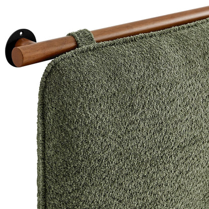 Anela Wall-Mounted Chenille Upholstered Queen Headboard