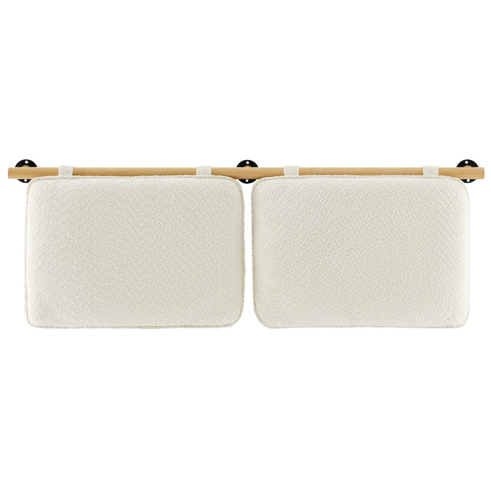 Anela Wall-Mounted Chenille Upholstered King Size Headboard