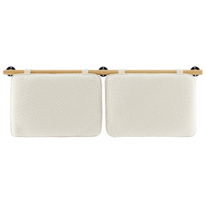 Anela Wall-Mounted Chenille Upholstered King Size Headboard