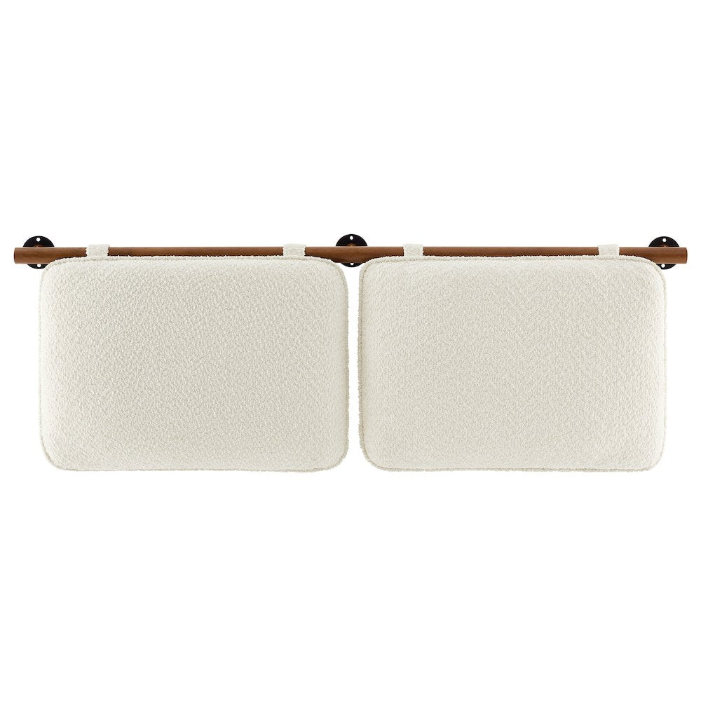 Anela Wall-Mounted Chenille Upholstered King Size Headboard