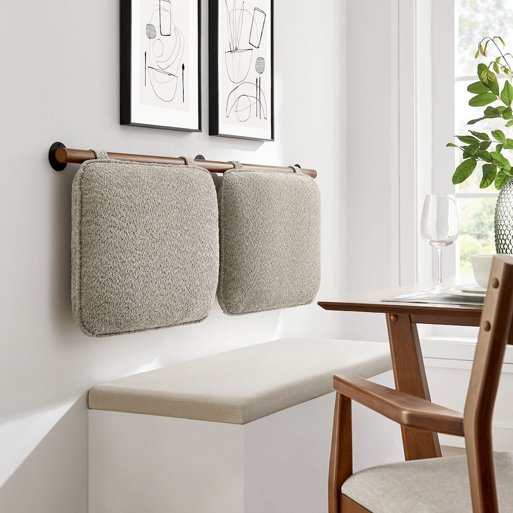 Anela Wall-Mounted Chenille Upholstered King Size Headboard
