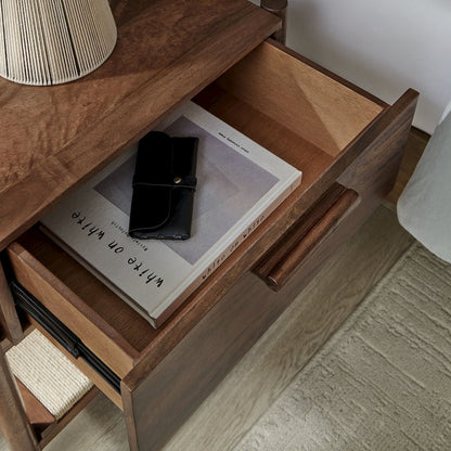 Oswin 1-Drawer Wood Nightstand