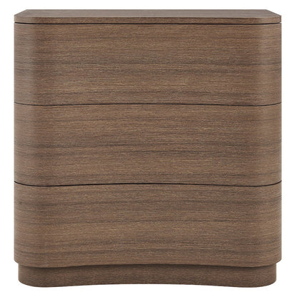Mirae 3-Drawer Curved Compact Dresser