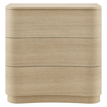 Mirae 3-Drawer Curved Compact Dresser