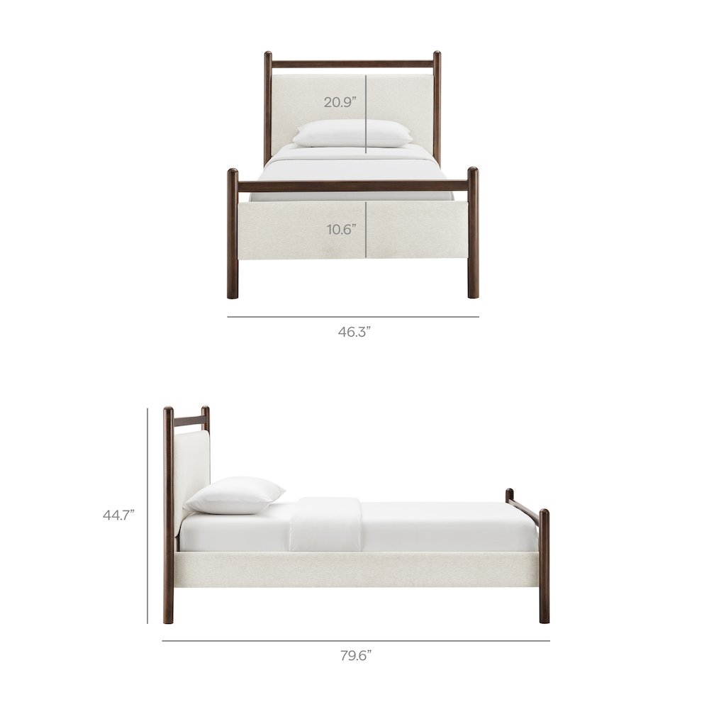 Ginny Twin Size Platform Bed Frame