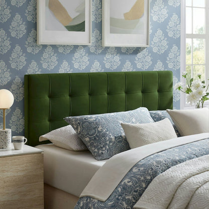 Lily Stain-Resistant Performance Velvet Full Size Headboard
