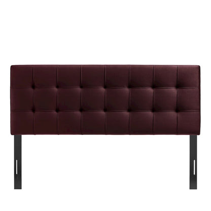 Lily Stain-Resistant Performance Velvet Full Size Headboard
