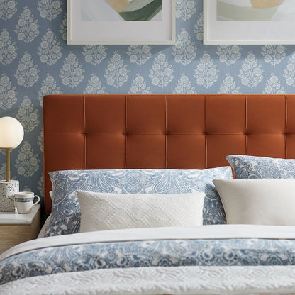 Lily Stain-Resistant Performance Velvet Full Size Headboard