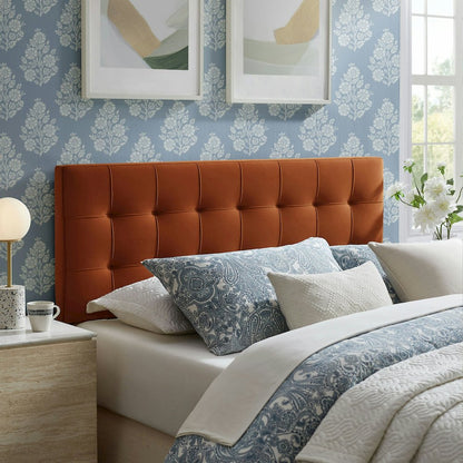 Lily Stain-Resistant Performance Velvet Full Size Headboard