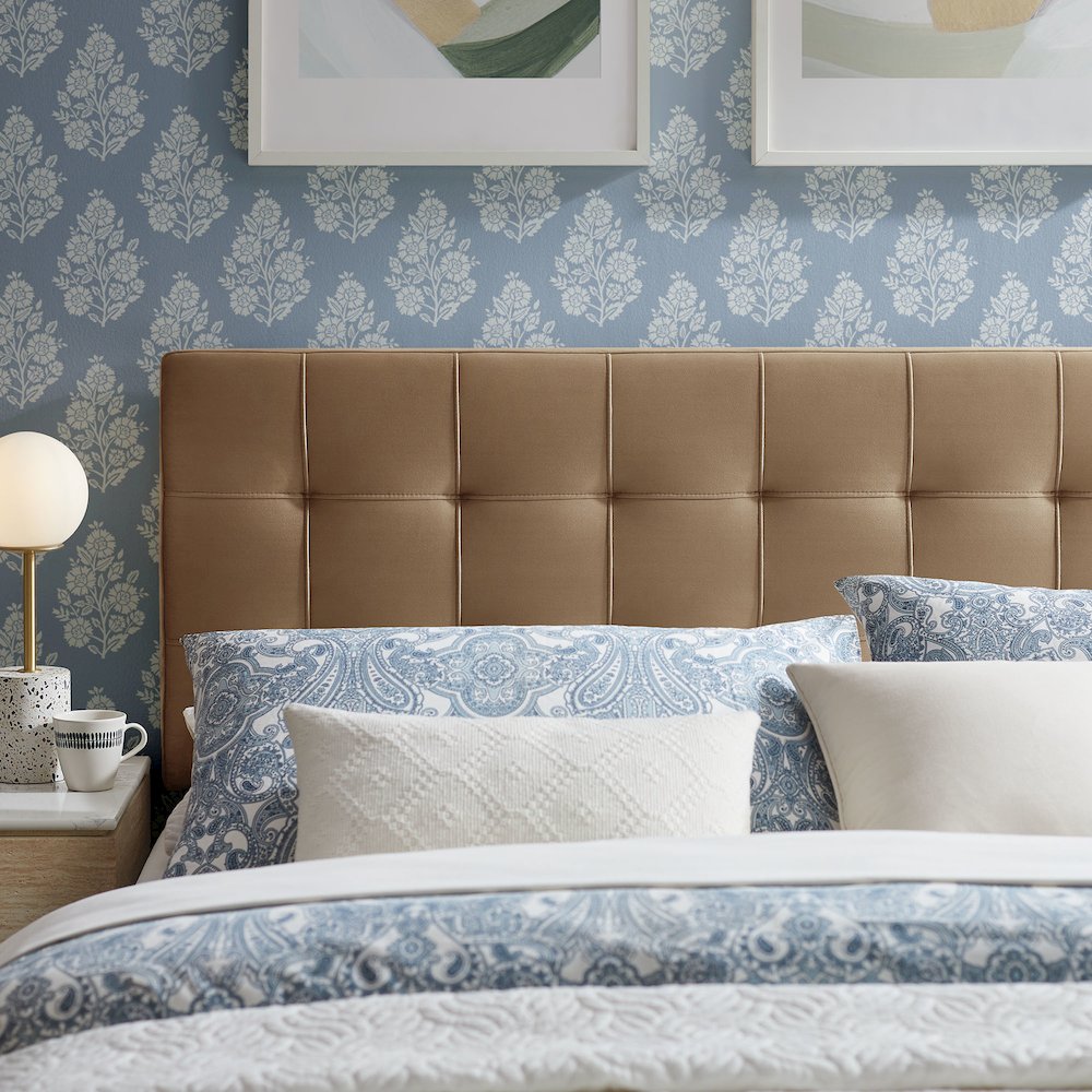 Lily Stain-Resistant Performance Velvet Full Size Headboard