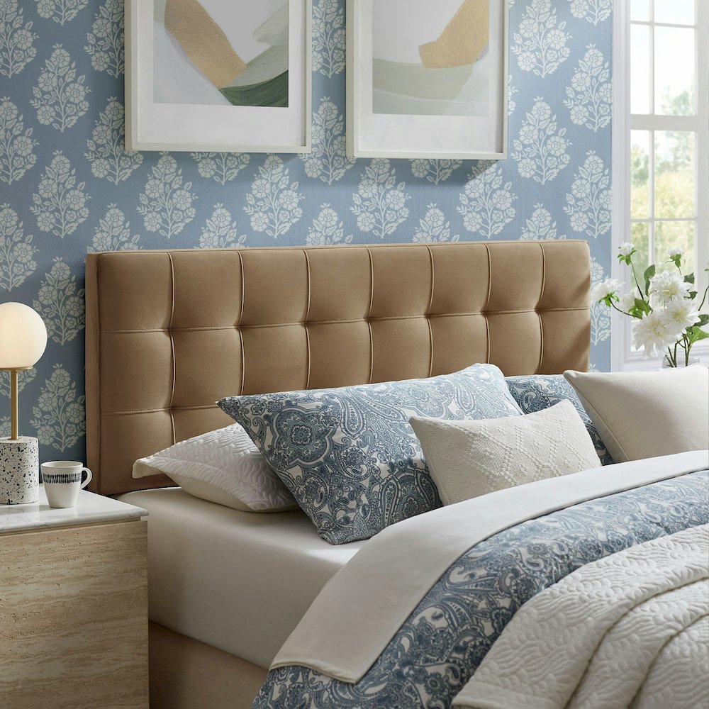 Lily Stain-Resistant Performance Velvet Full Size Headboard
