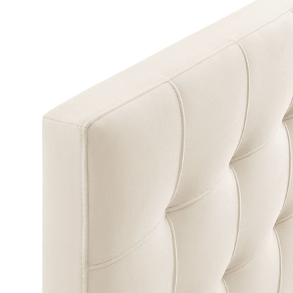 Lily Stain-Resistant Performance Velvet King Size Headboard