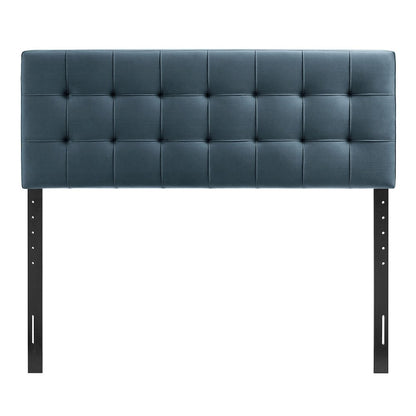 Lily Stain-Resistant Performance Velvet King Size Headboard
