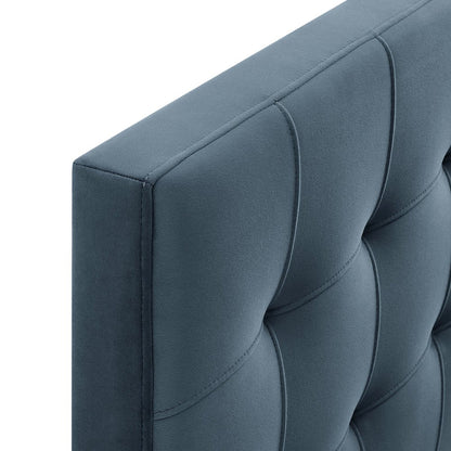 Lily Stain-Resistant Performance Velvet King Size Headboard