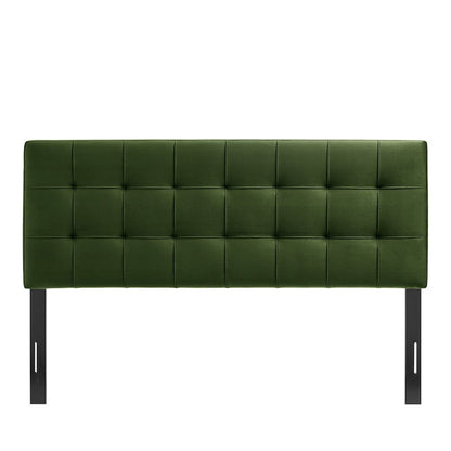 Lily Stain-Resistant Performance Velvet King Size Headboard