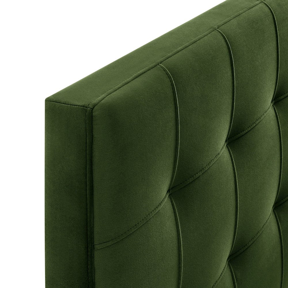 Lily Stain-Resistant Performance Velvet King Size Headboard