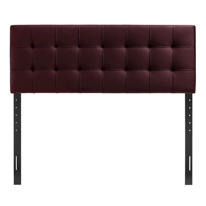 Lily Stain-Resistant Performance Velvet King Size Headboard