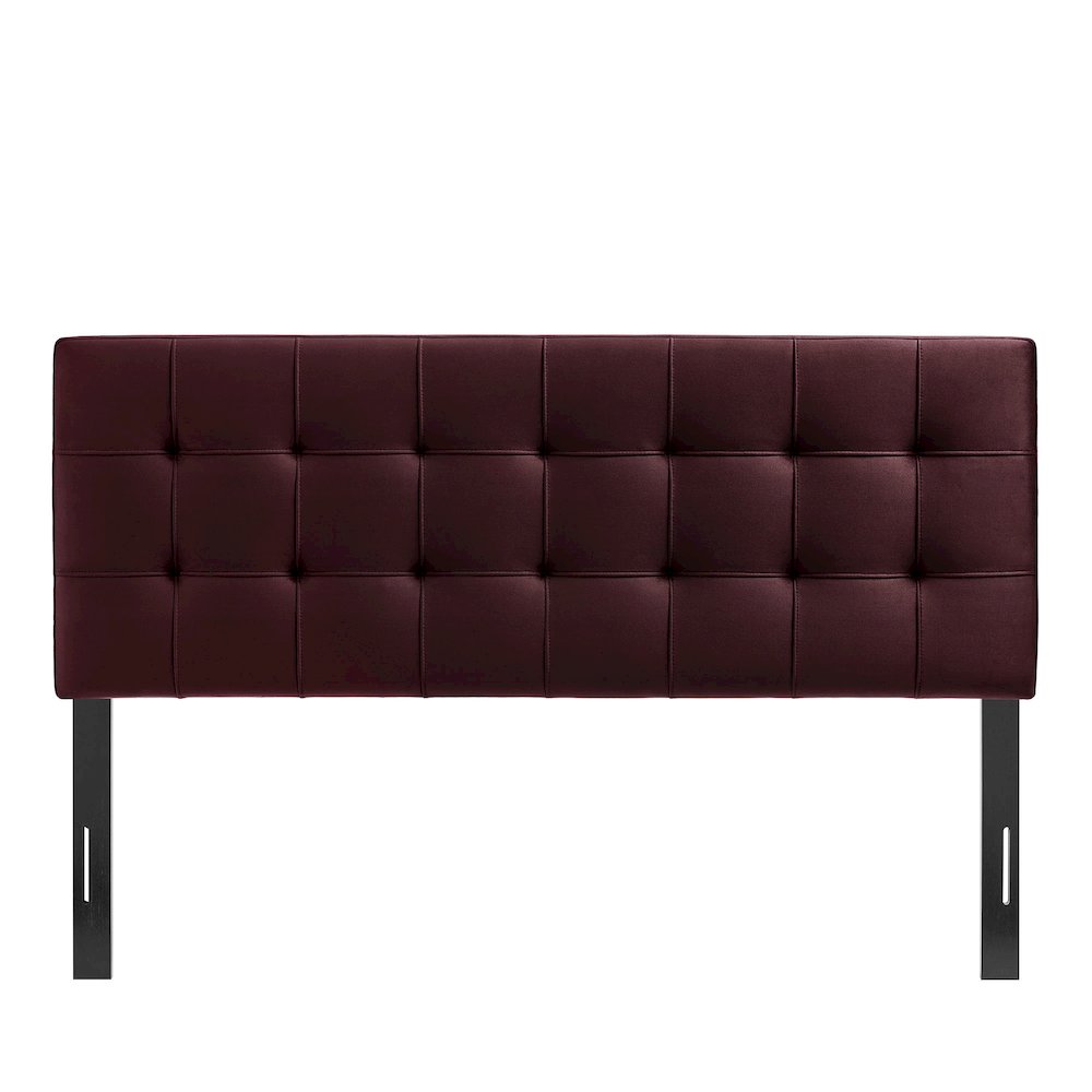 Lily Stain-Resistant Performance Velvet King Size Headboard