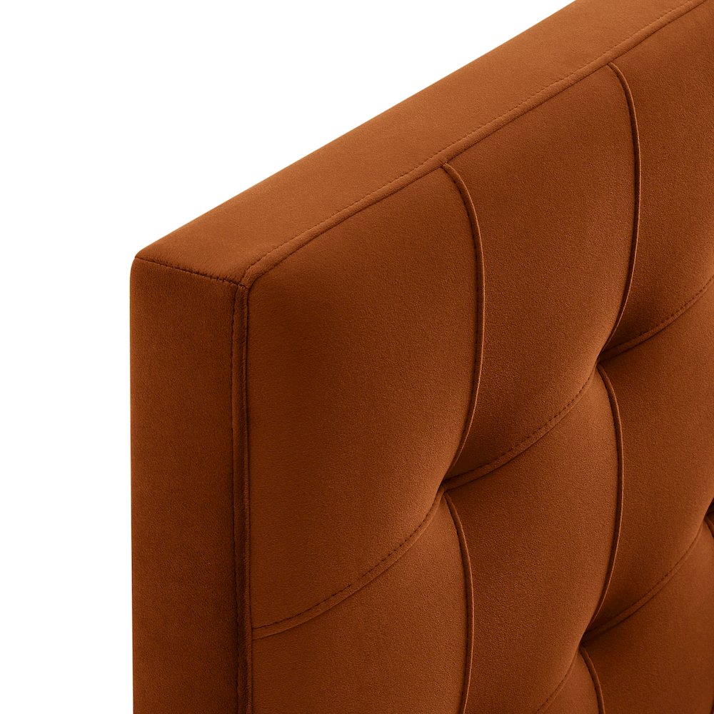 Lily Stain-Resistant Performance Velvet King Size Headboard