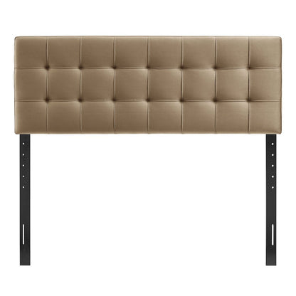Lily Stain-Resistant Performance Velvet King Size Headboard