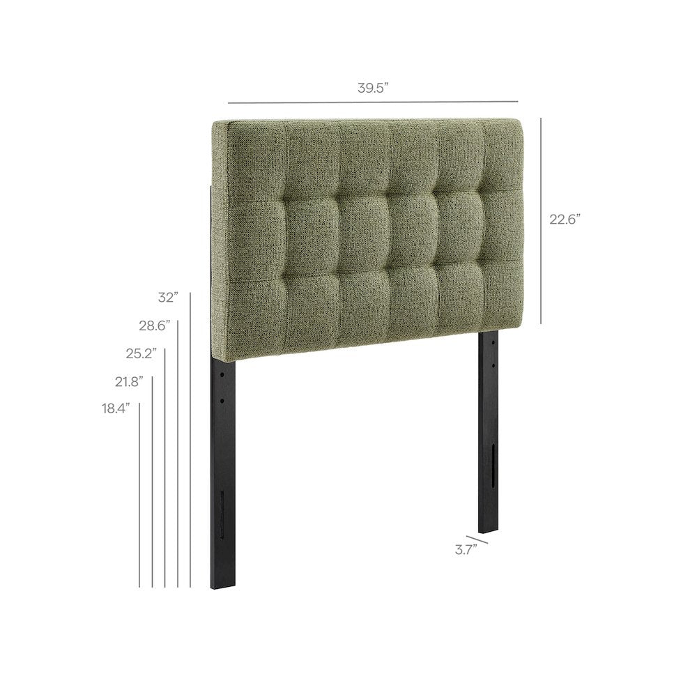 Lily Upholstered Twin Size Headboard