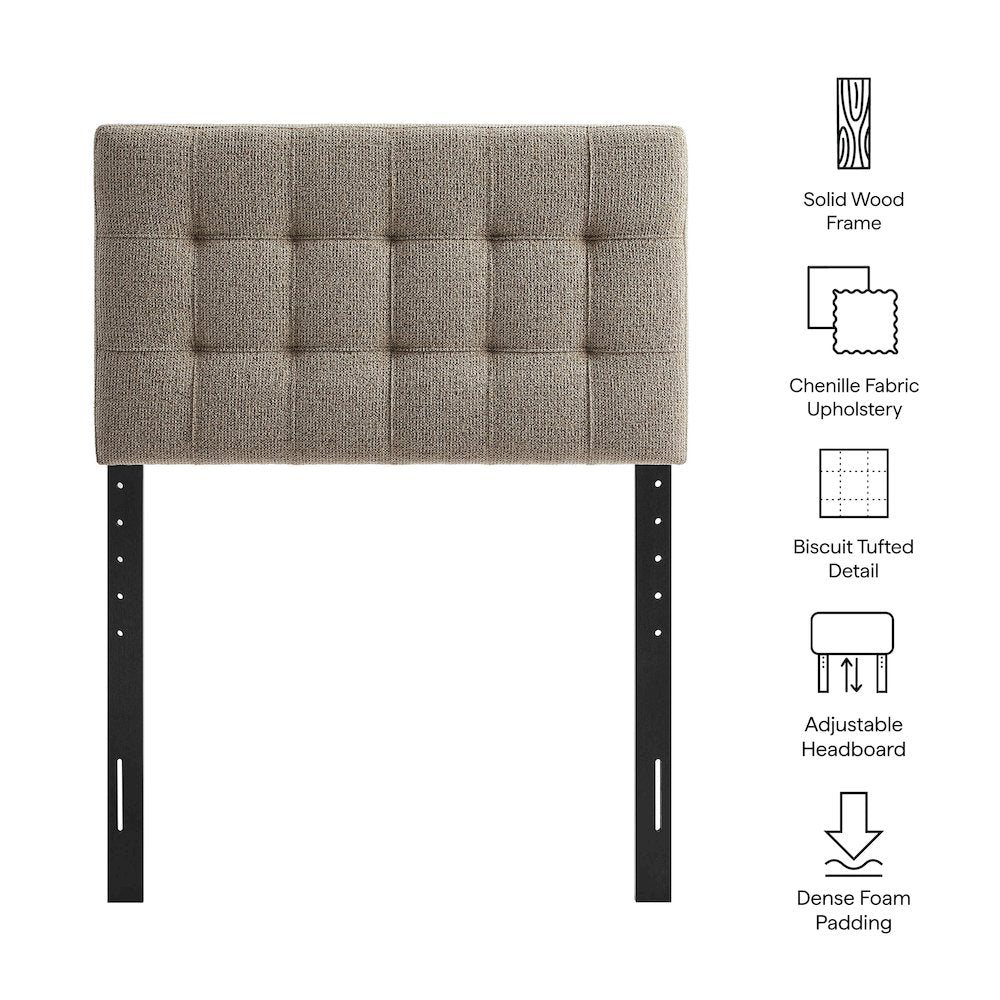 Lily Upholstered Twin Size Headboard