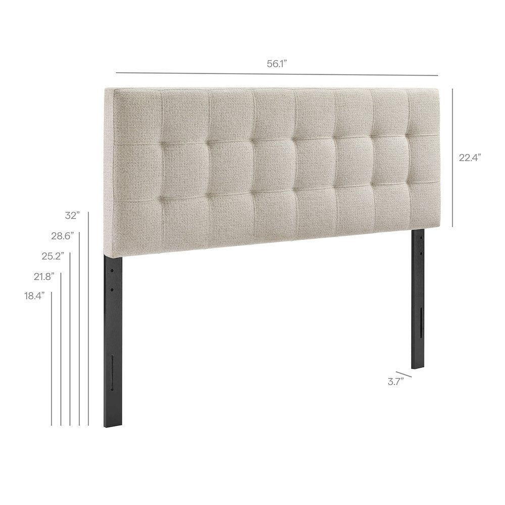 Lily Upholstered Full Size Headboard