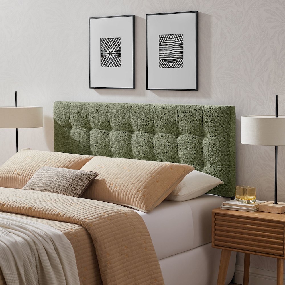 Lily Upholstered Queen Size Headboard