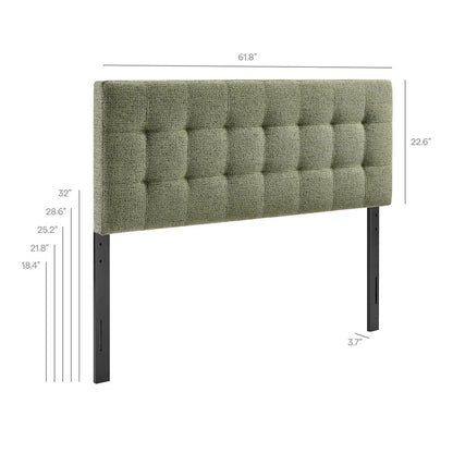 Lily Upholstered Queen Size Headboard