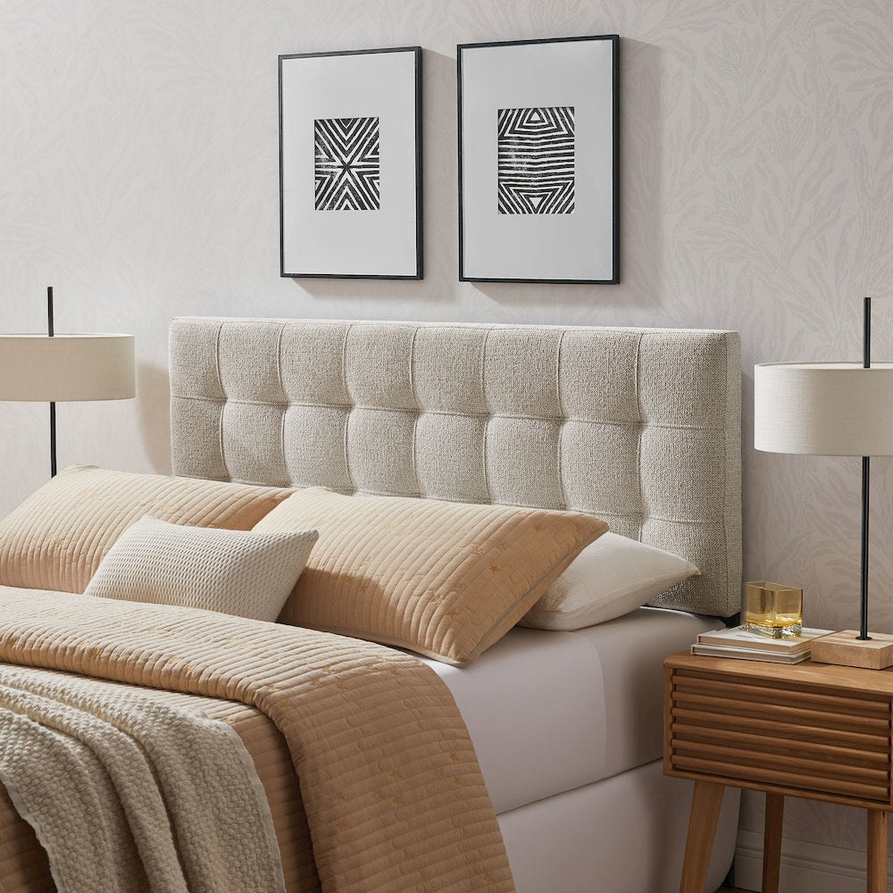 Lily Upholstered King Size Headboard