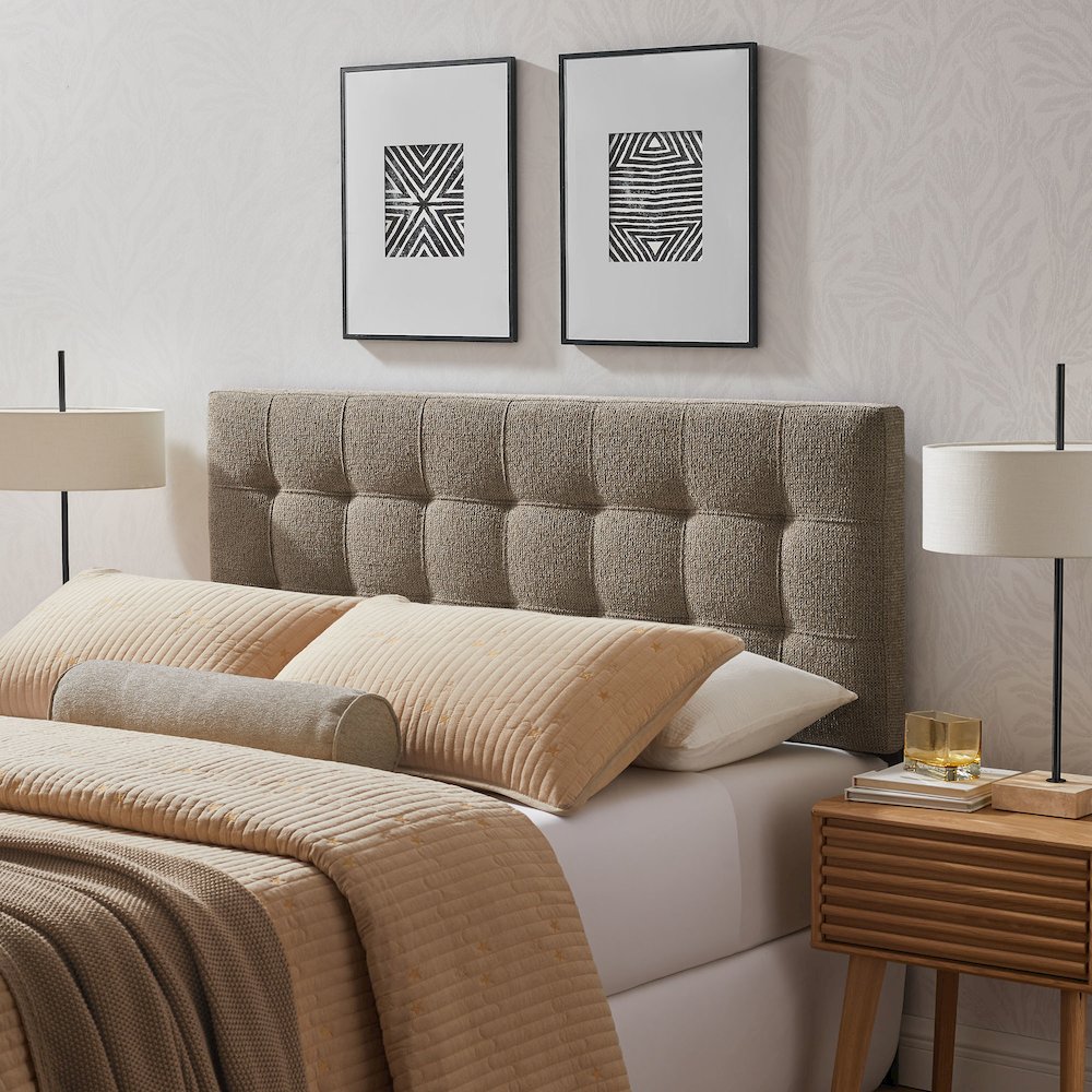 Lily Upholstered King Size Headboard