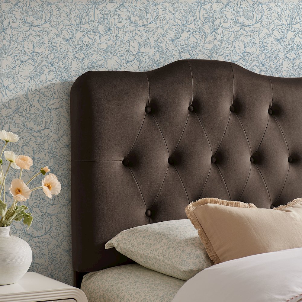 Annabel Stain-Resistant Performance Velvet Twin Headboard