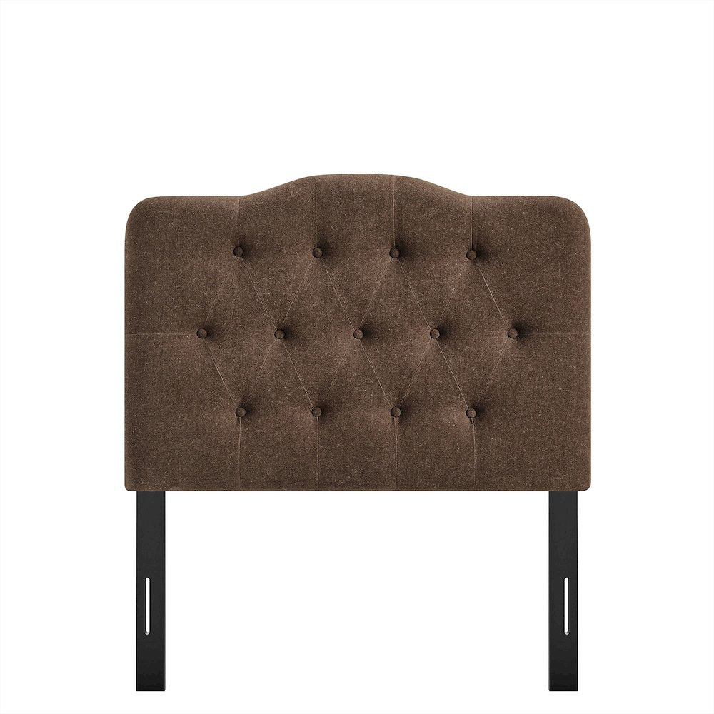 Annabel Premium Linen Blend Twin Headboard