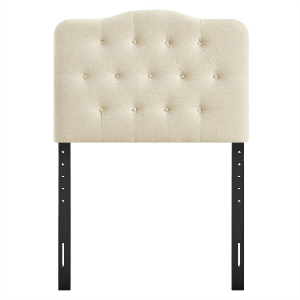 Annabel Premium Linen Blend Twin Headboard