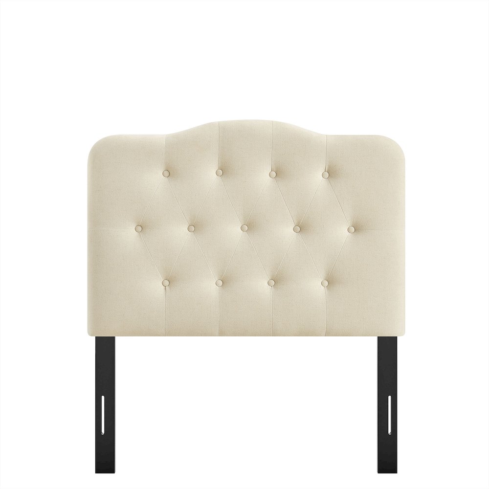 Annabel Premium Linen Blend Twin Headboard
