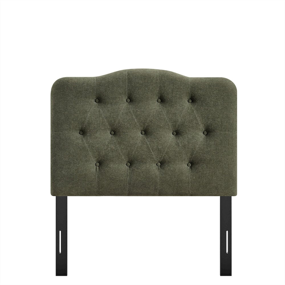 Annabel Premium Linen Blend Twin Headboard
