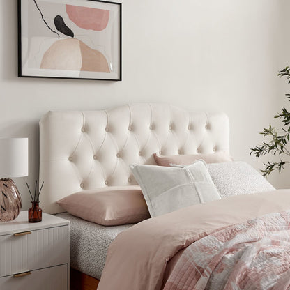 Annabel Stain-Resistant Performance Velvet Full Headboard
