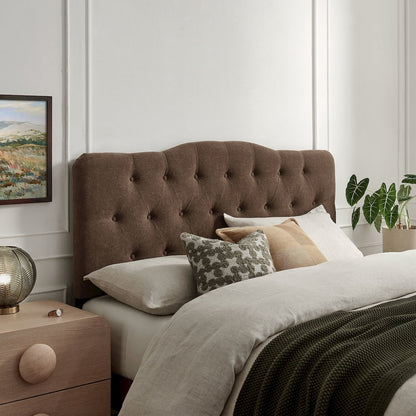 Annabel Premium Linen Blend Full Headboard