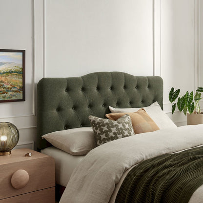 Annabel Premium Linen Blend Full Headboard
