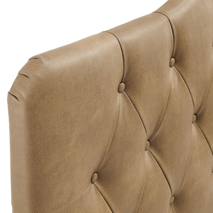Annabel Vegan Leather Full Headboard