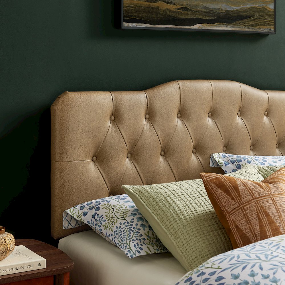 Annabel Vegan Leather Full Headboard