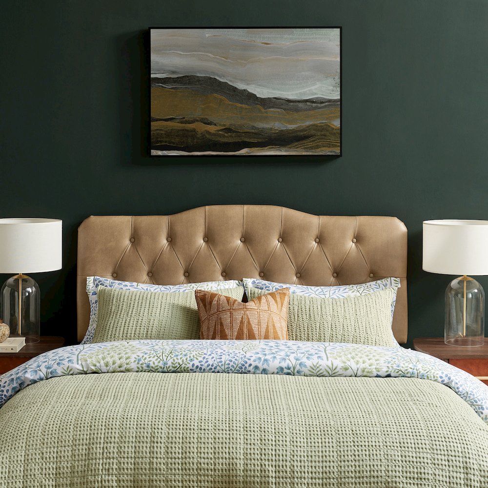 Annabel Vegan Leather Full Headboard