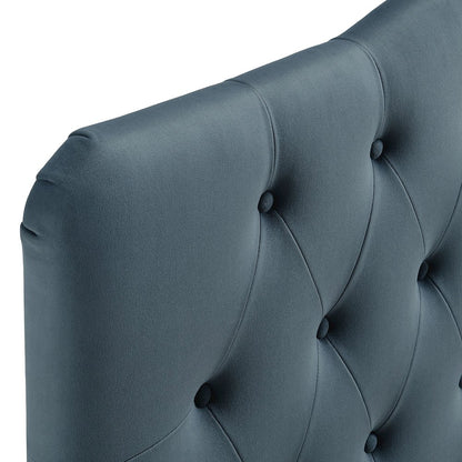 Annabel Stain-Resistant Performance Velvet Queen Headboard
