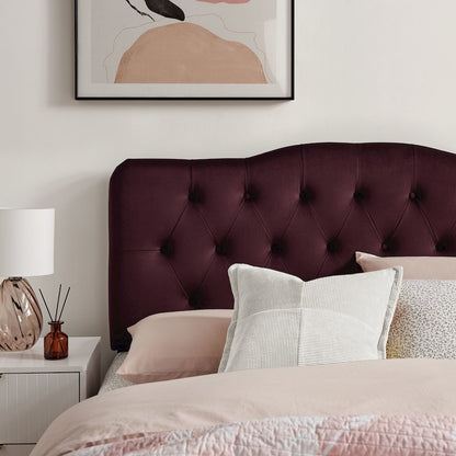 Annabel Stain-Resistant Performance Velvet Queen Headboard